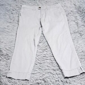JAG Jeans Slim Ankle Pants Womens 4P 4 Petite Gray Mid Rise Stretch Cotton Blend